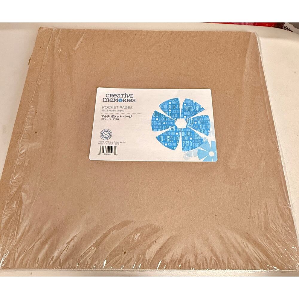 Creative Memories 12x12 Multi-pockets 12 Pages Hinged